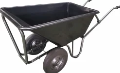 Stallskottkärra HomeIT 2-hjul plastbalja 160L>Millarco Best