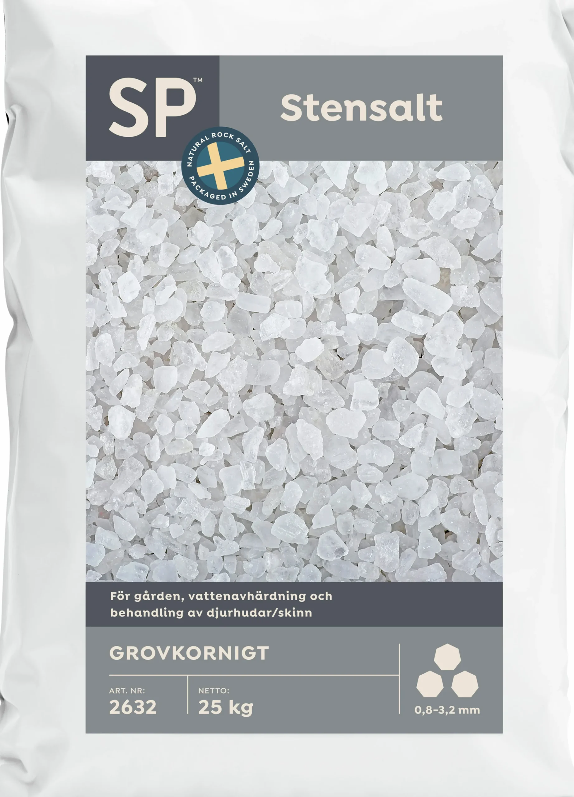 Stensalt Grovkornigt 25kg>SP New