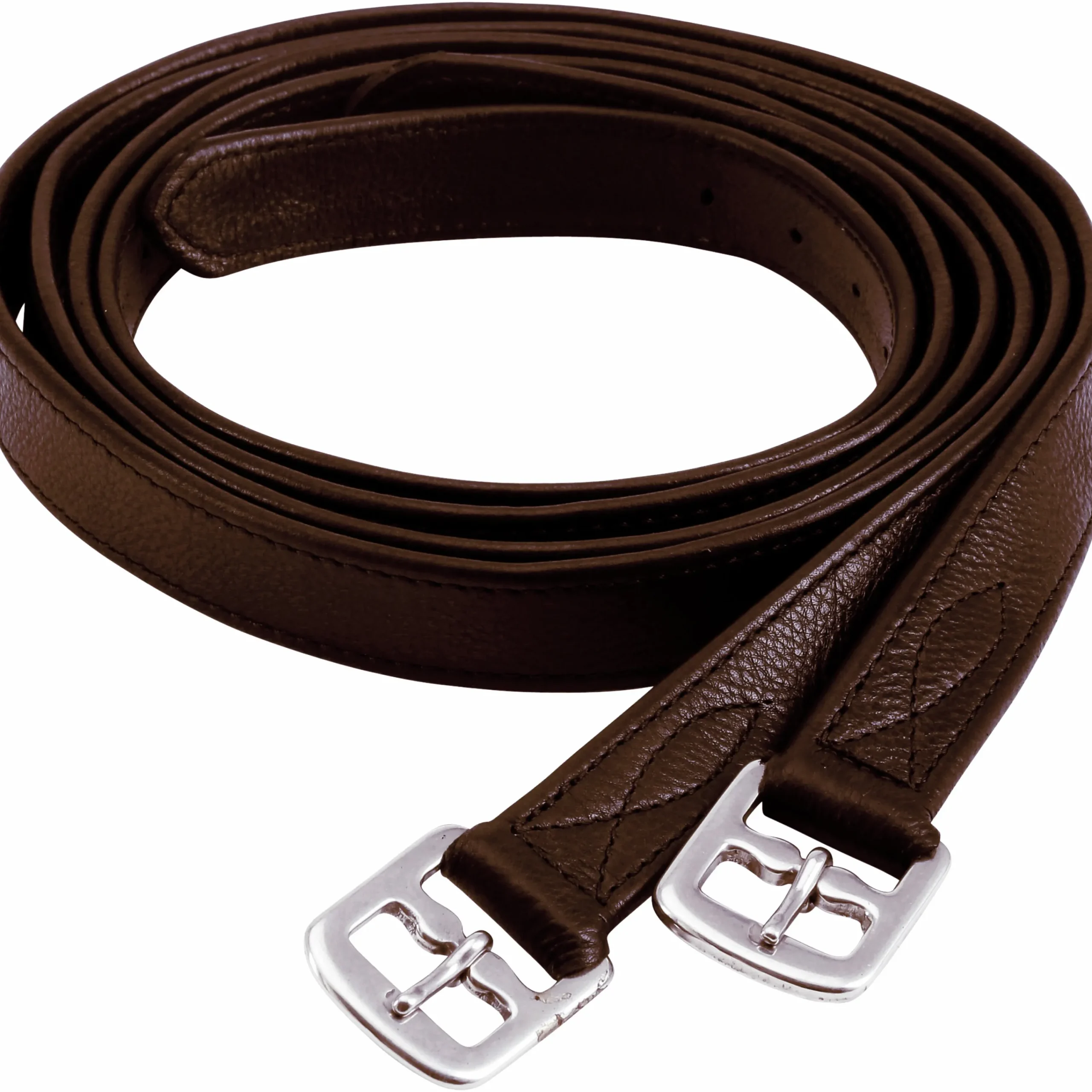Stigläder med nylon Brun 135cm>Equipage