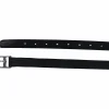 Stigläder Läder/Nylon Svart 28mmx145cm>Hansbo Sport Sale