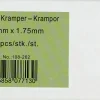 Stängselkrampor 19,1x1,75mm 100-p>Nordic Fence Best