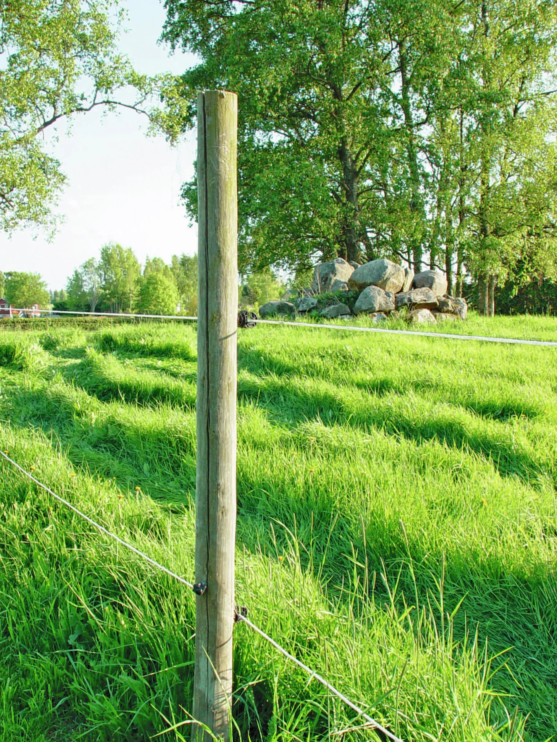 Stängselstolpe rund Ø 80x1800mm 1-p>Octowood Online