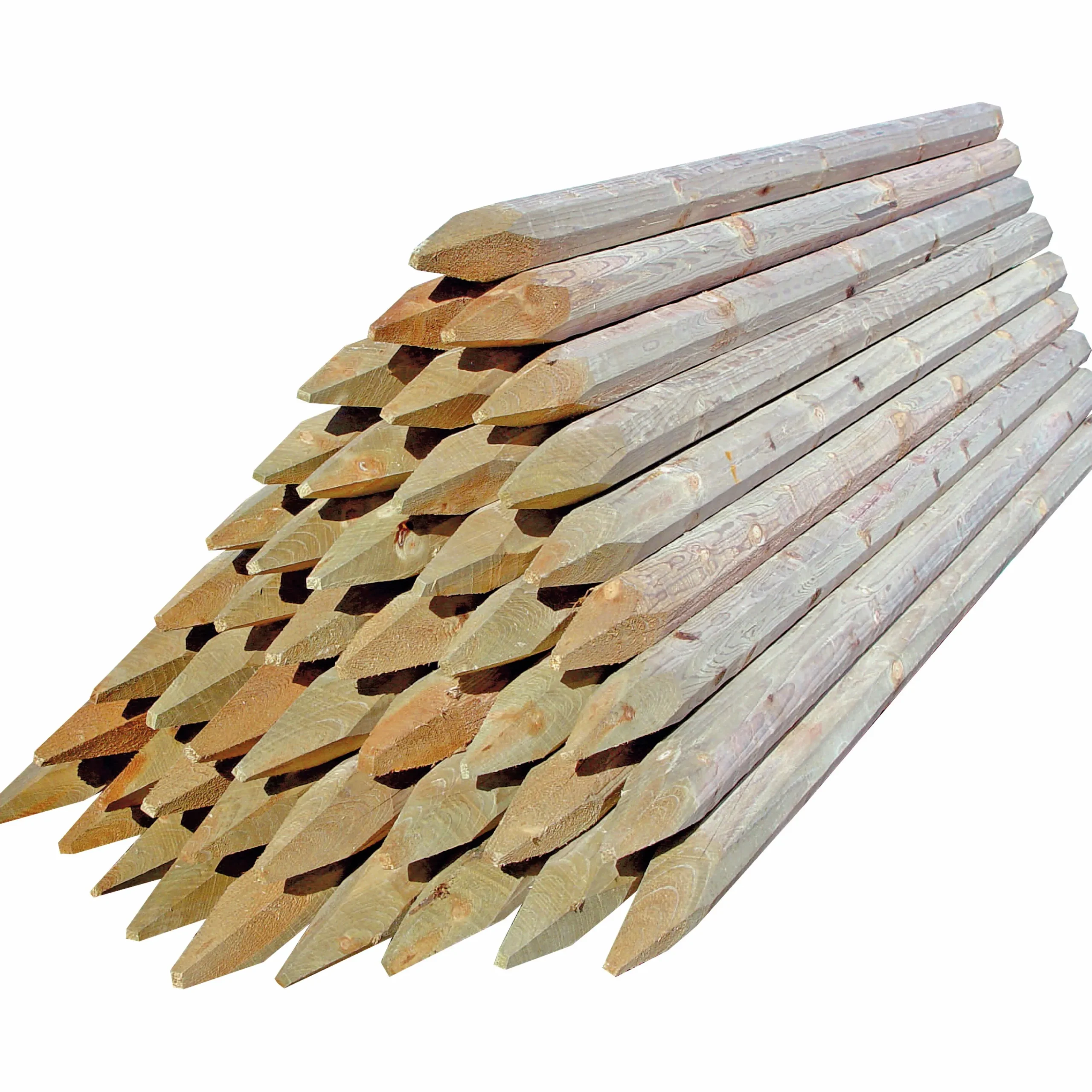 Stängselstolpe åttkantig Ø 60x1500mm 126-p>Octowood