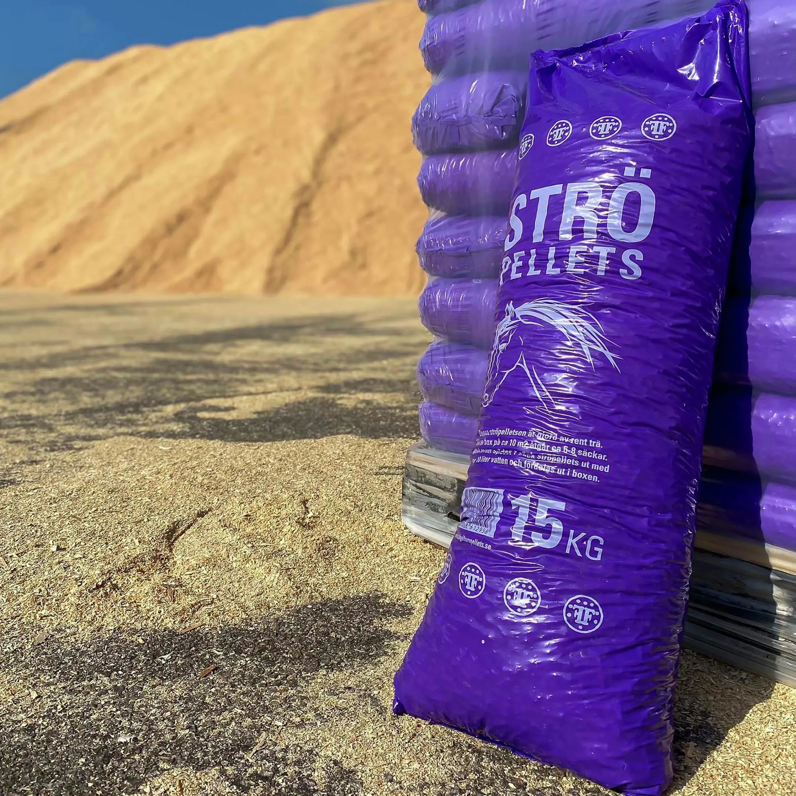 Ströpellets stallpellets 15kg>Fågelfors