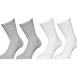 Strumpor Ribbad Dam Mixade färger 37/40 2-p><noscript><img width=