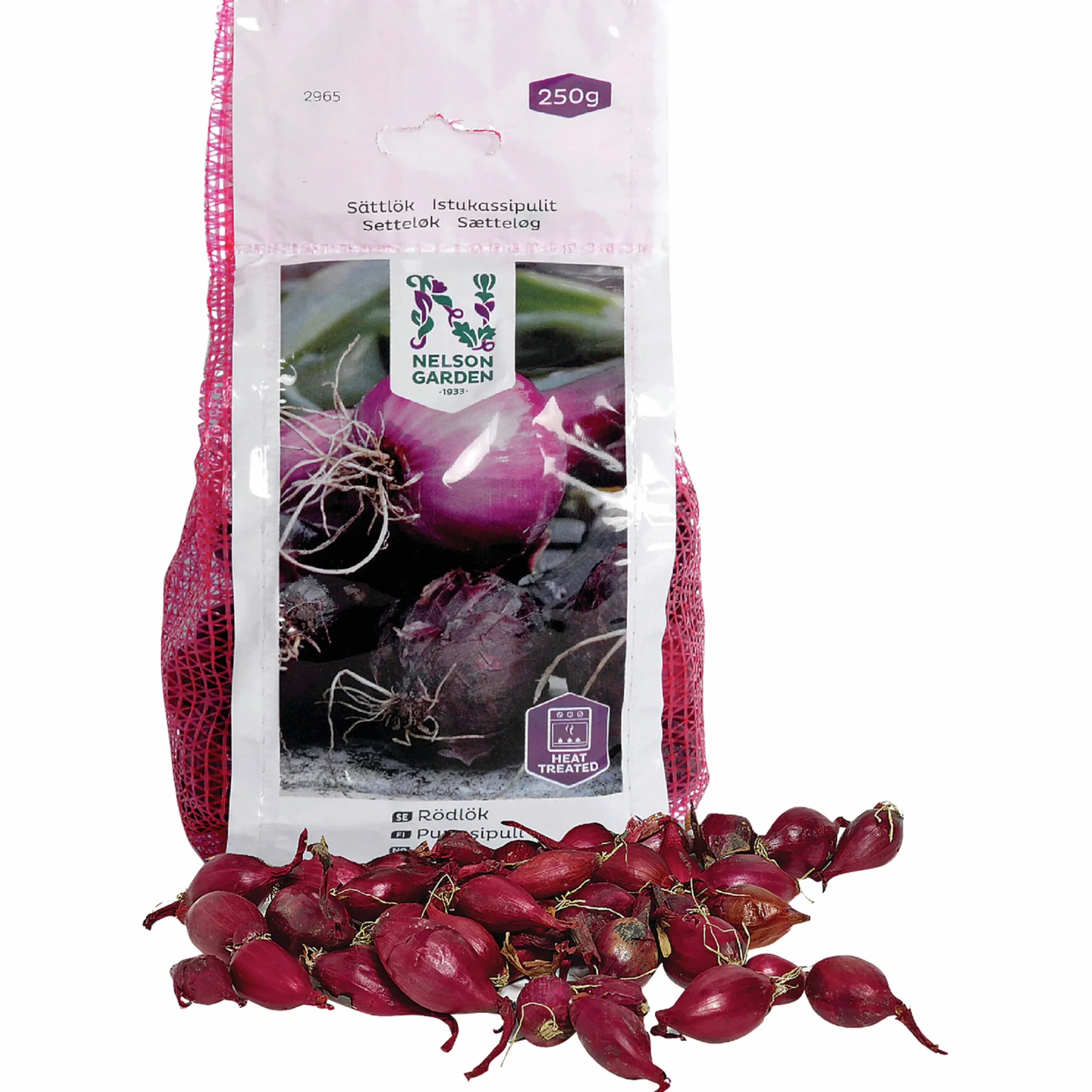Sättlök Röd värmebehandlad 250g>Nelson Garden Sale