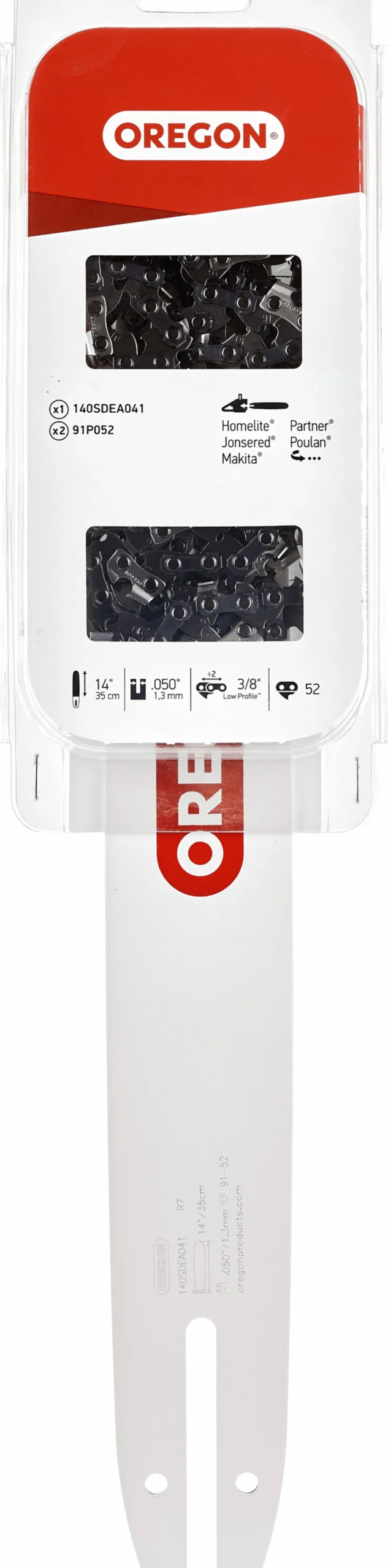 Svärd- & Kedjepaket Svärd 14" + 2 st kedjor 3/8" 1,3mm>Oregon Outlet