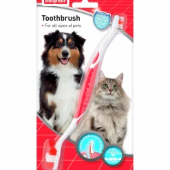 Tandborste 2-vägs Stor/Liten Hund/Katt>Beaphar New