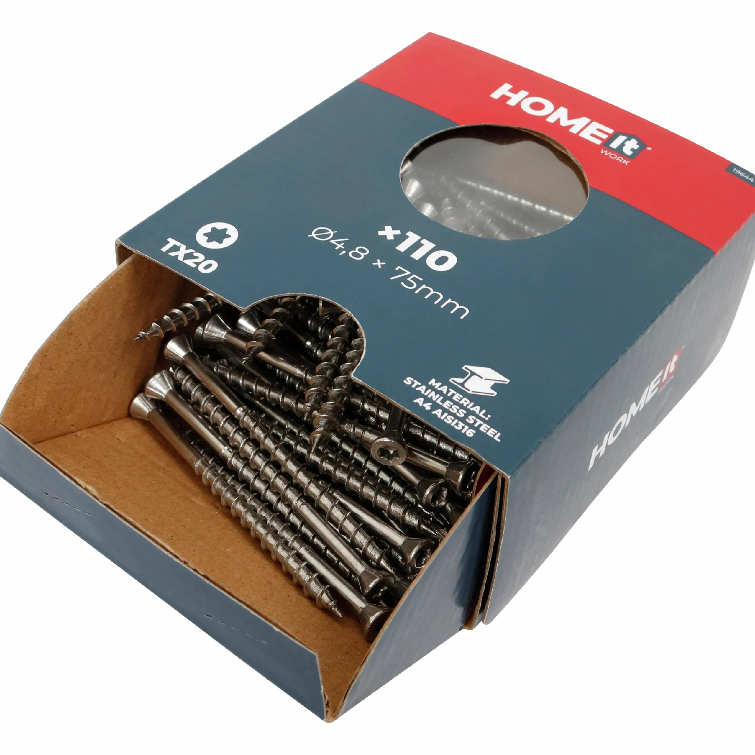 Terrasskruv HomeIT 4,8x75mm 110-p>Millarco Hot
