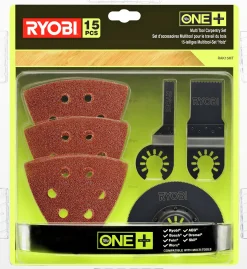 Tillbehörsset Multiverktyg Rak 15Mt>Ryobi Discount