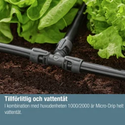 T-koppling MicroDrip 1/2