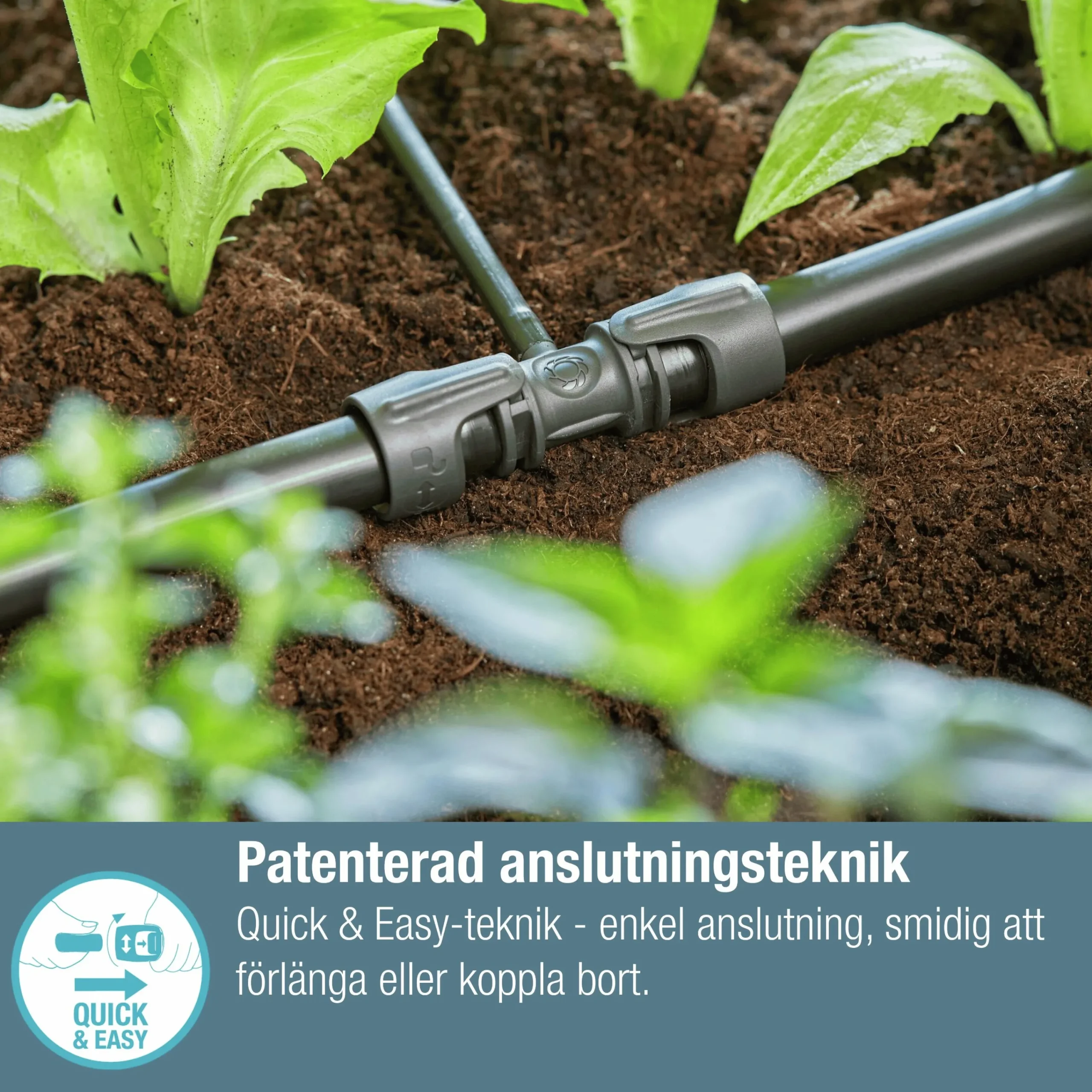 T-koppling MicroDrip reducering 1/2">3/16" 5-p>Gardena New