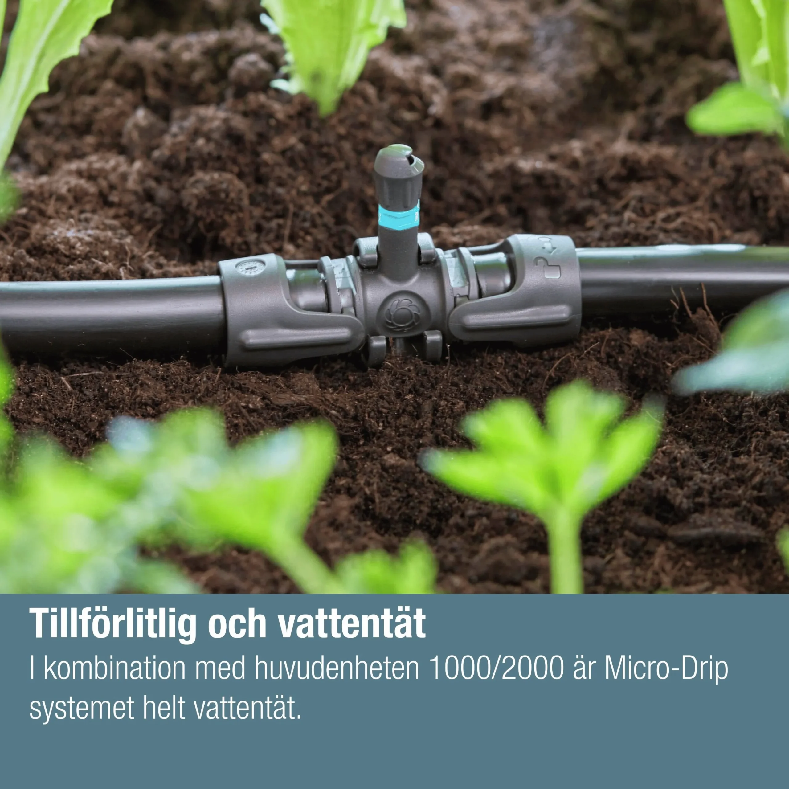 T-koppling MicroDrip m spridarfäste 1/2" 5-p>Gardena Hot