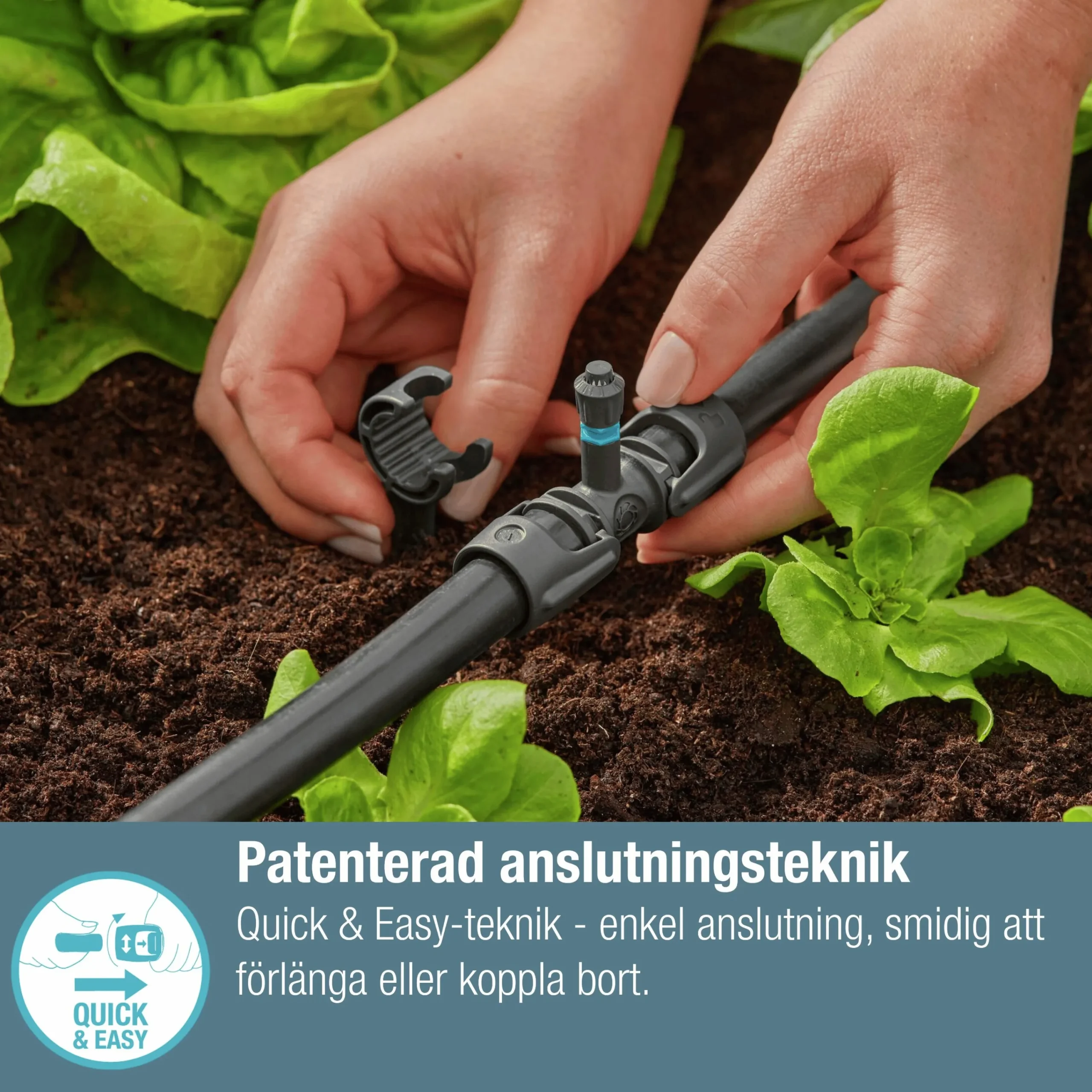 T-koppling MicroDrip m spridarfäste 1/2" 5-p>Gardena Hot