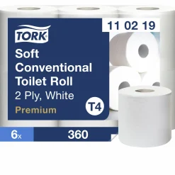 Toalettpapper Mjukt 2-lagers 42 rullar x 50 m (110219)><noscript><img width=