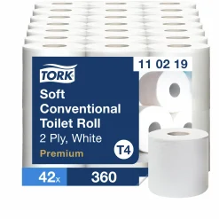 Toalettpapper Mjukt 2-lagers 6 rullar x 50 m (110219)>Tork Best