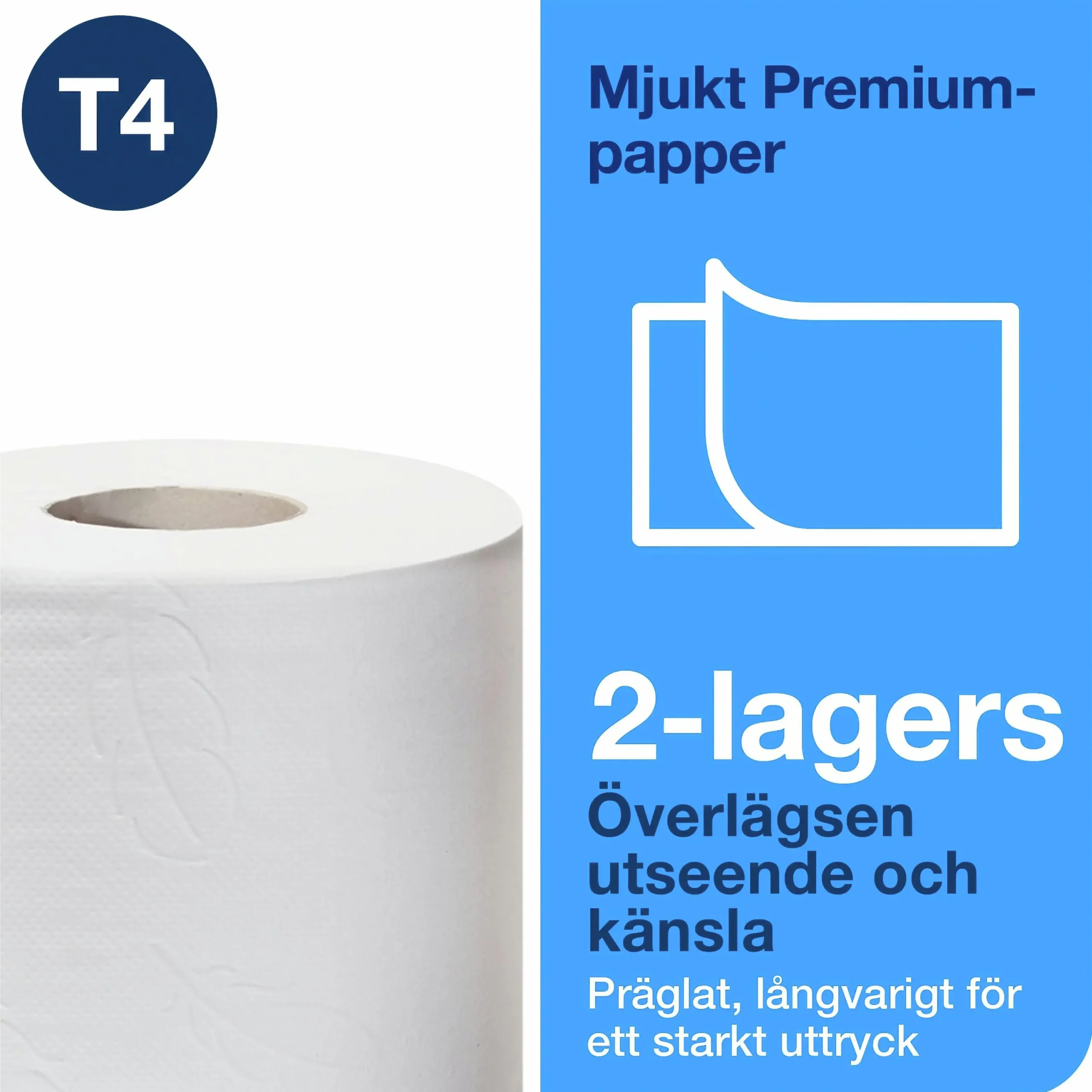 Toalettpapper Mjukt 2-lagers 6 rullar x 50 m (110219)>Tork Best
