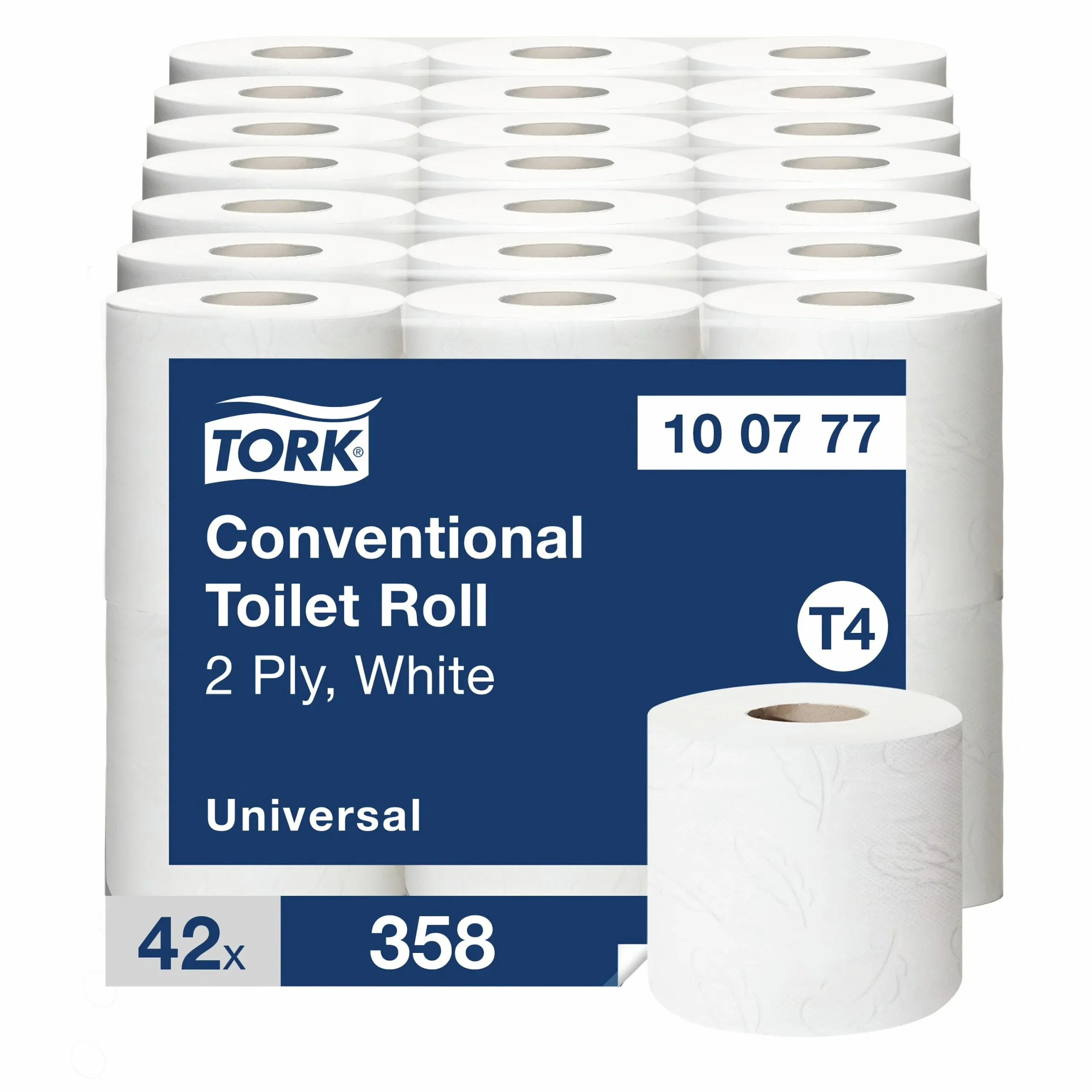 Toalettpapper Universal 2-lagers 42 rullar x 45 m (100777)>Tork Online