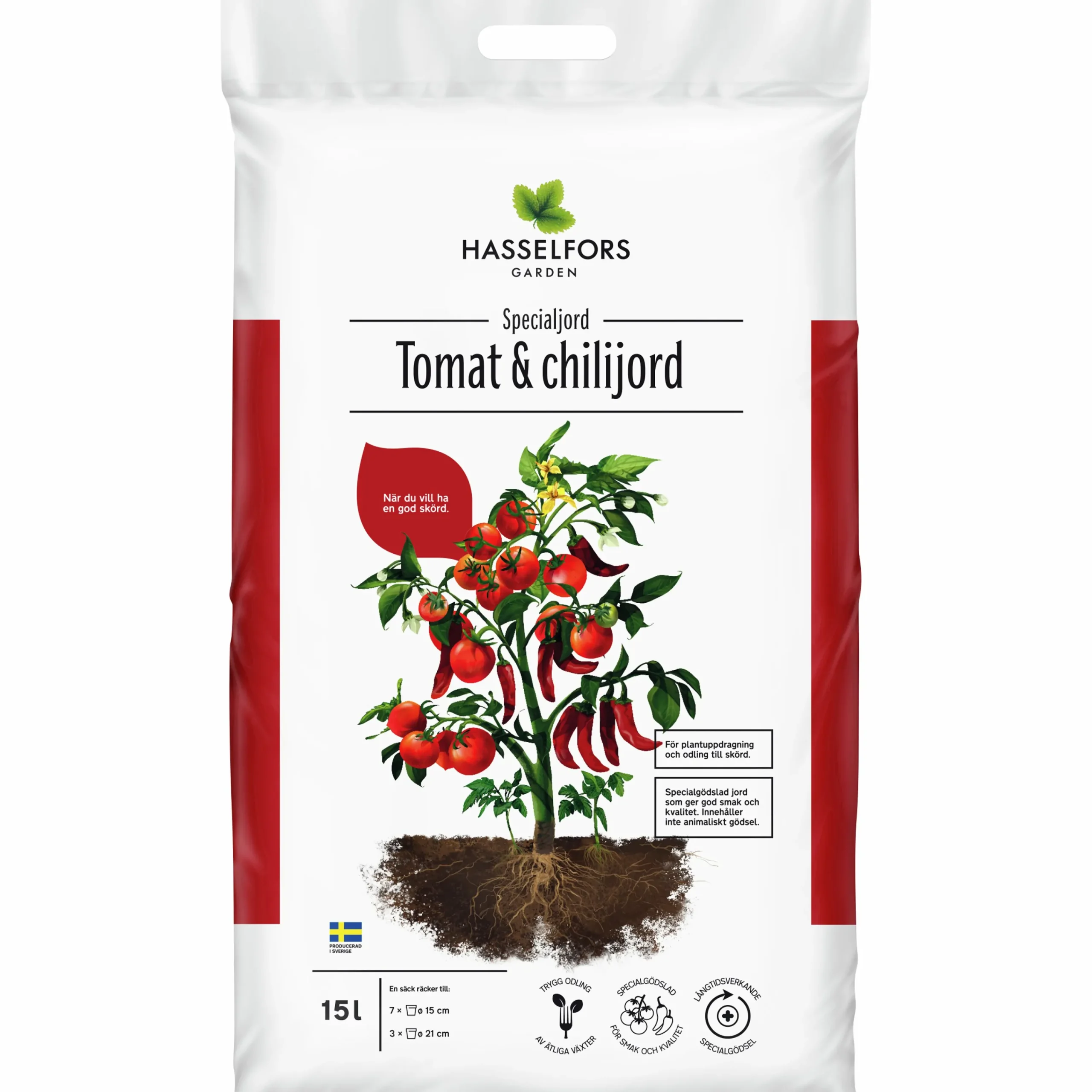 Tomatjord & Chilijord Hasselfors 15L>Hasselfors Garden Sale