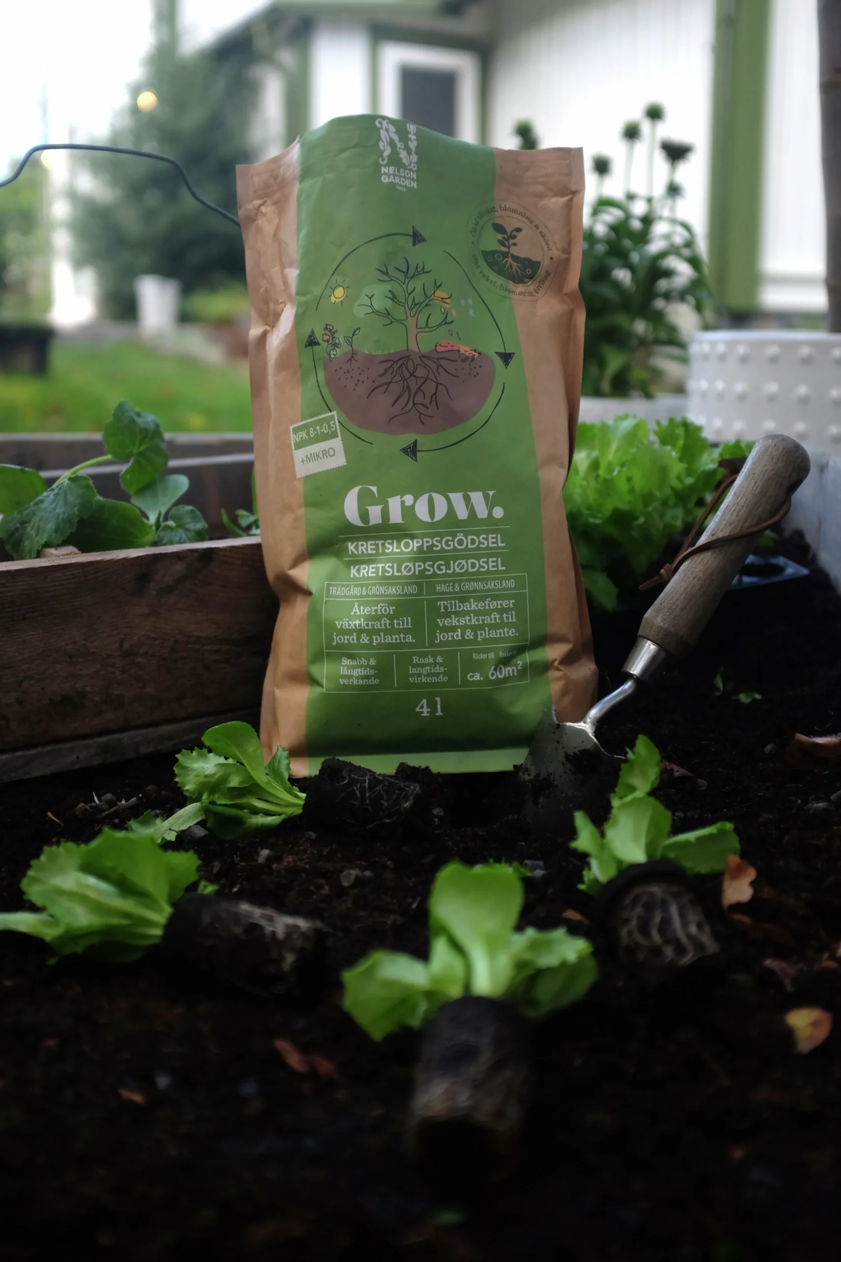 Trädgårdsgödsel Kretsloppsgödsel Grow 4L>Nelson Garden Discount
