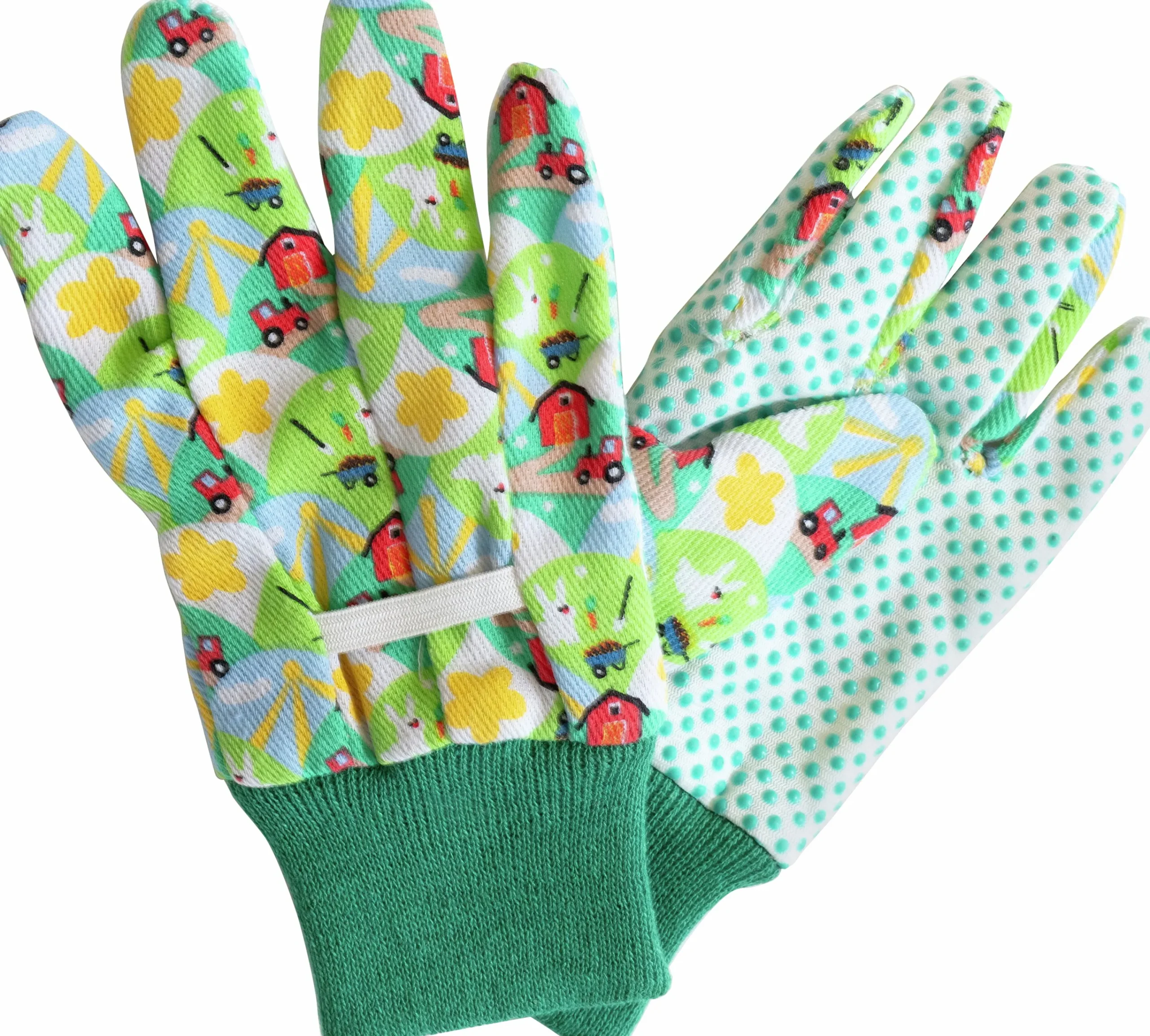 Trädgårdshandskar Bruk textil Junior 7,5>Nyby