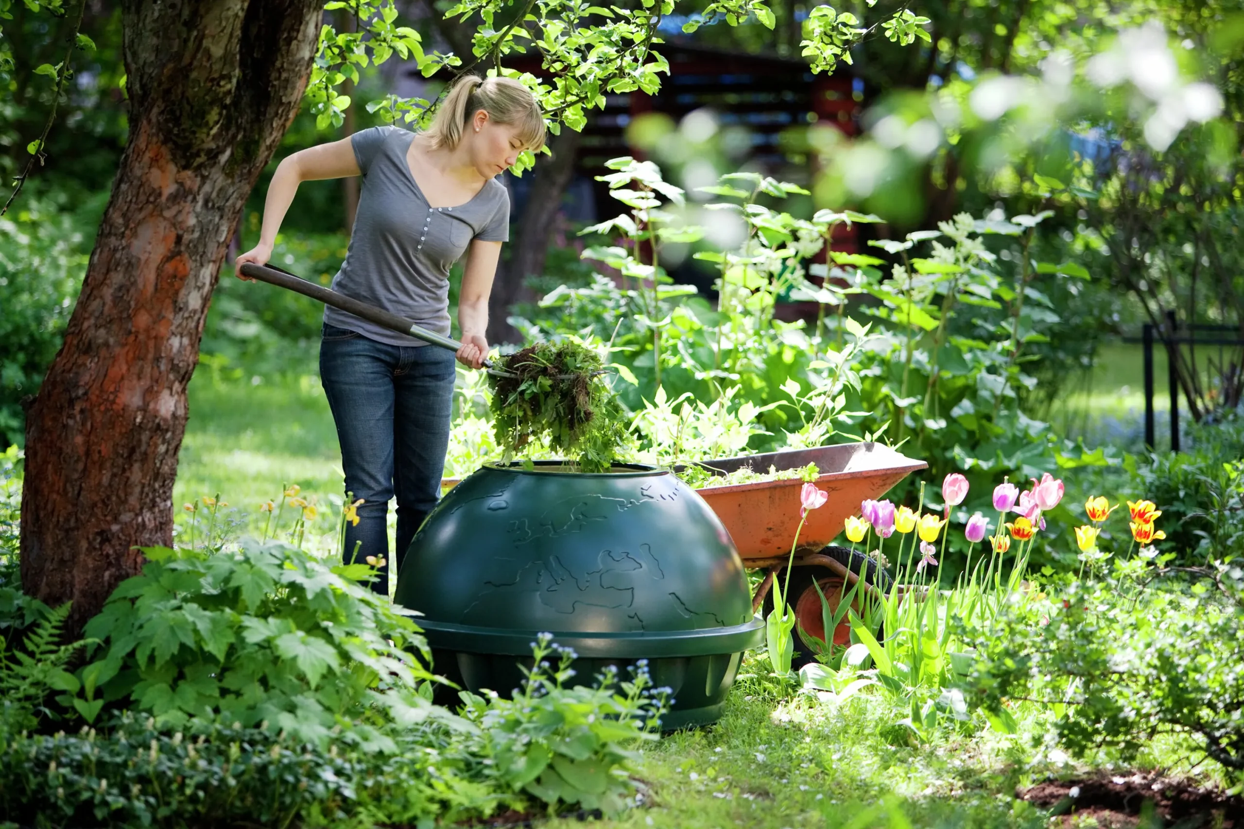 Trädgårdskompost Hasselfors Jordglob 310L>Hasselfors Garden Outlet