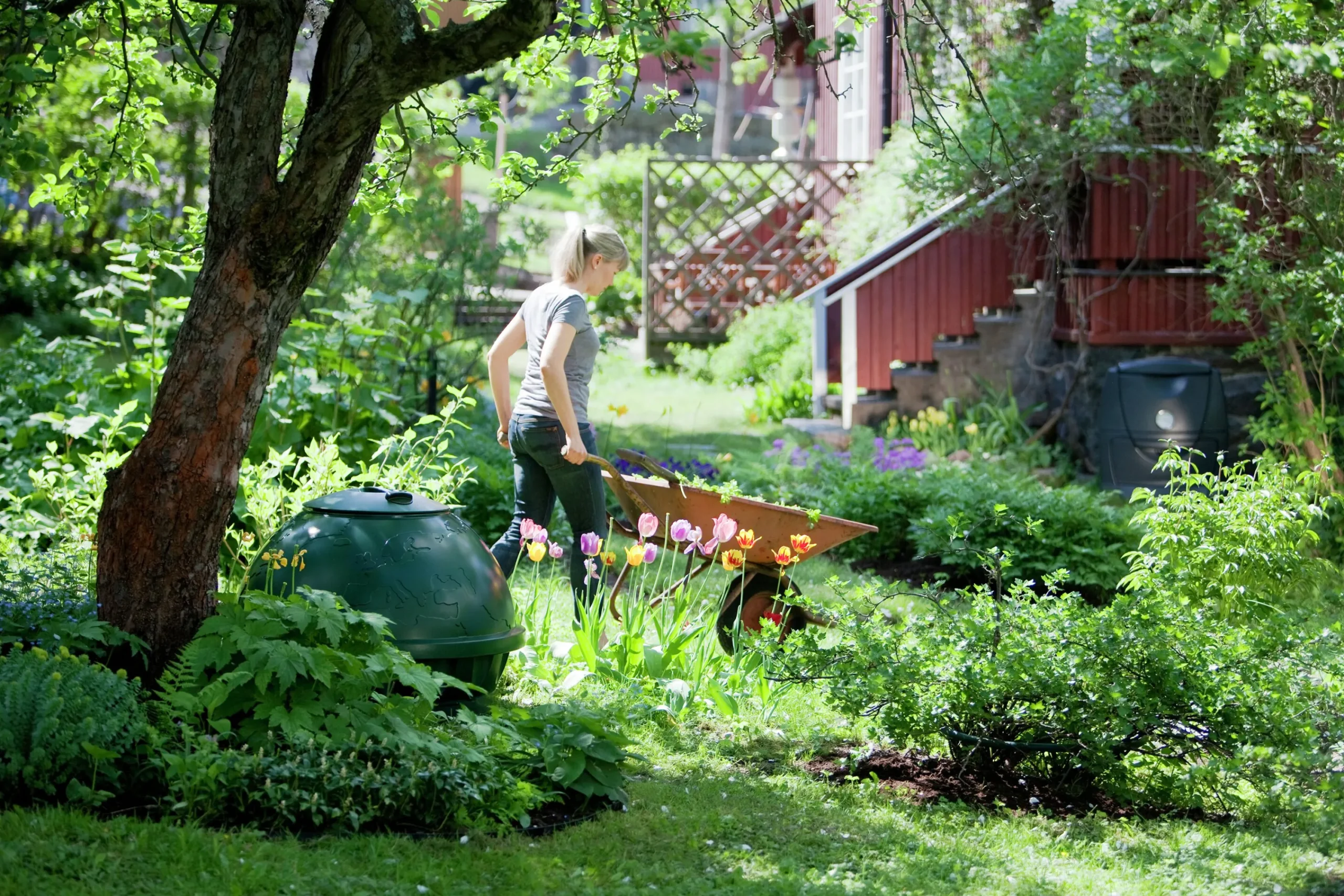 Trädgårdskompost Hasselfors Jordglob 310L>Hasselfors Garden Outlet