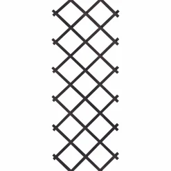 Träspalje Bruk Svart 50x140cm>Nyby Discount
