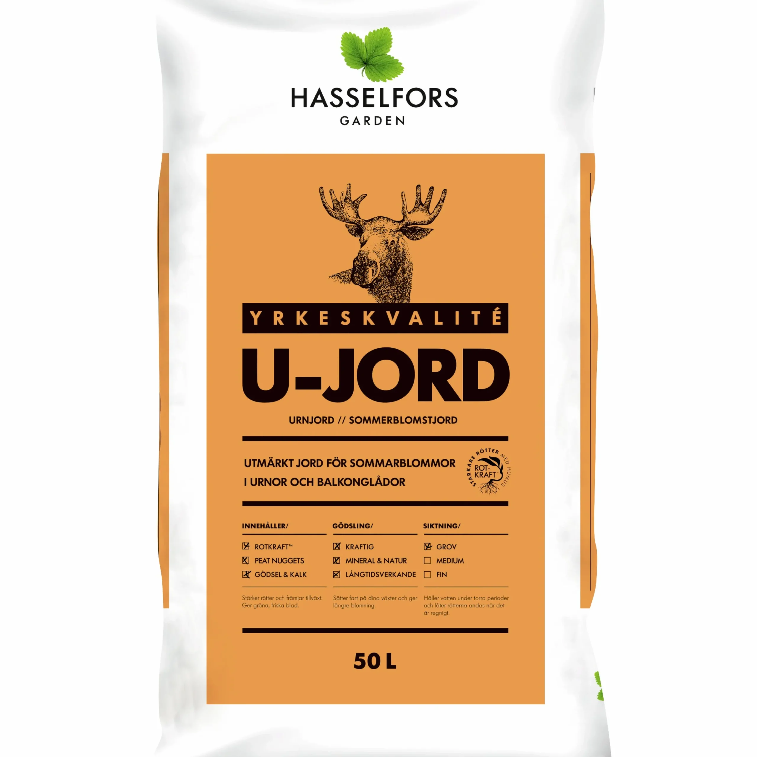U-Jord Urnjord & Krukjord Hasselfors 50L>Hasselfors Garden Clearance