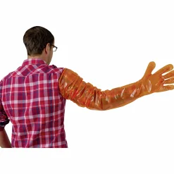 Undersökningshandskar VETbasic orange 90cm 100-p>Kerbl Sale