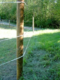 Vajertråd TopLine Horse Wire Vit Ø6mmx200m><noscript><img width=