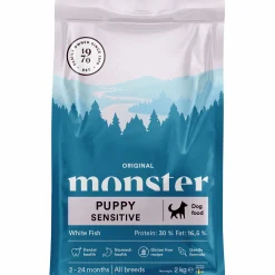 Valpfoder Puppy Sensitive White Fish 2kg>Monster New