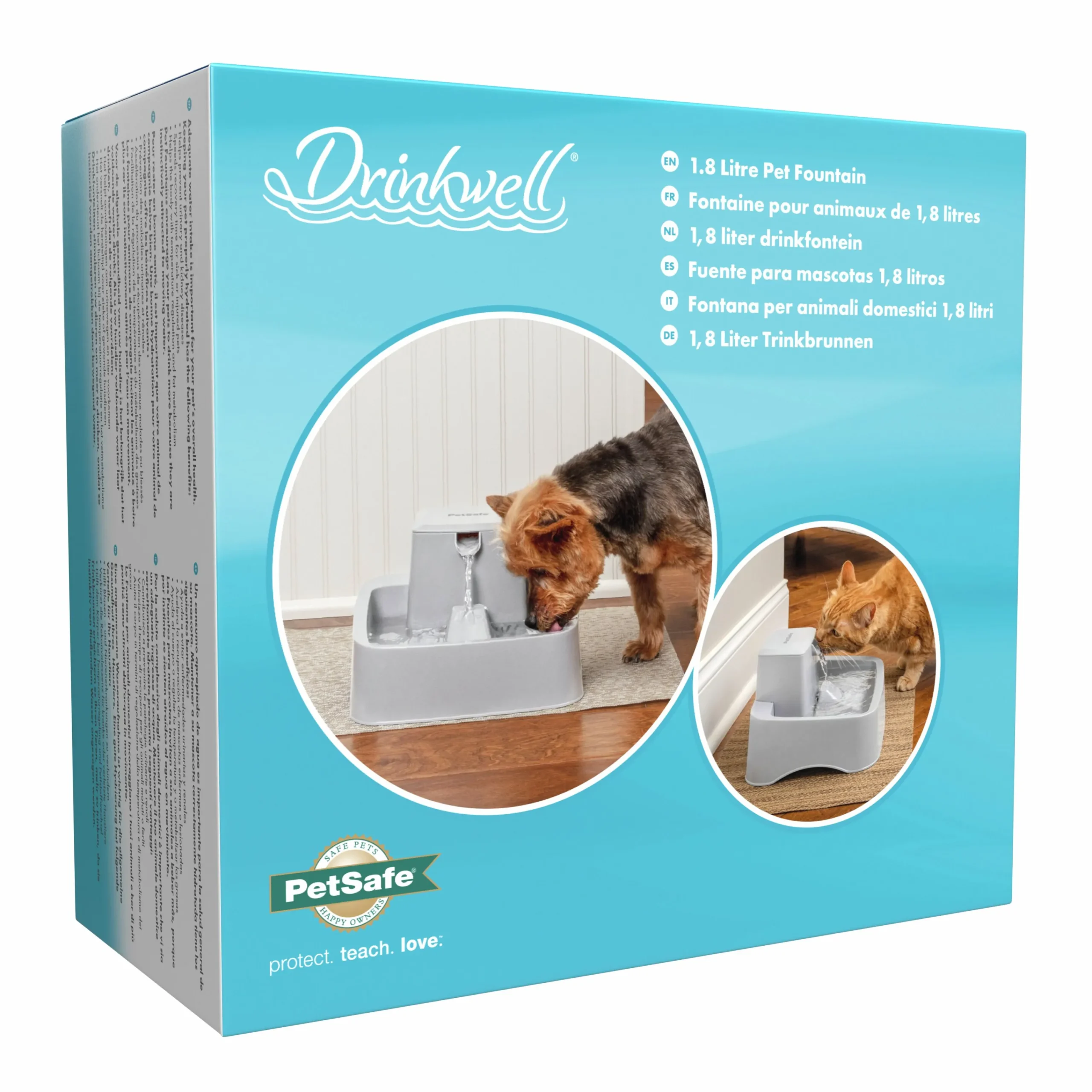 Vattenfontän Drinkwell Plast Grå 1,8L>Petsafe