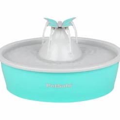 Vattenfontän Drinkwell Fjäril Plast Turkos/Grå 1,5L><noscript><img width=