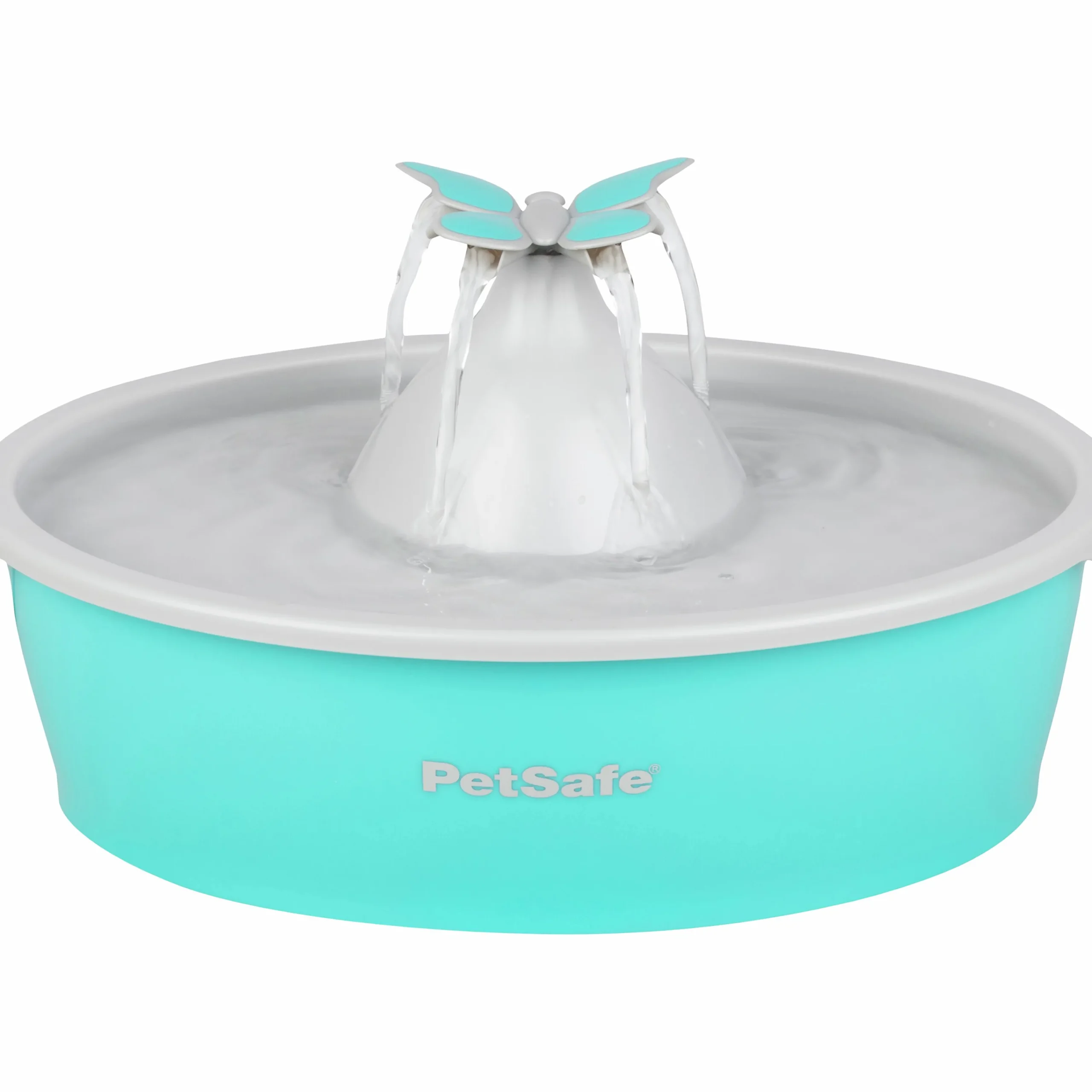 Vattenfontän Drinkwell Fjäril Plast Turkos/Grå 1,5L>Petsafe