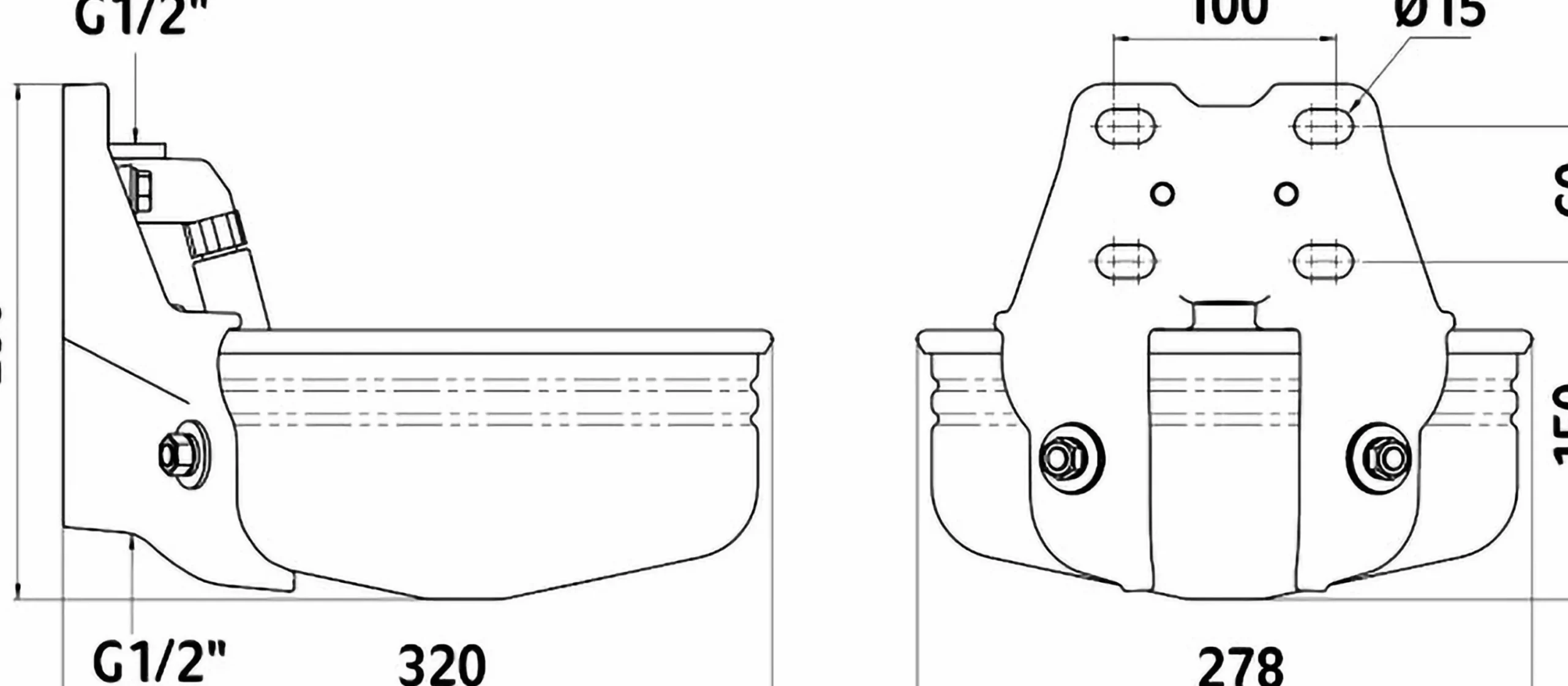 Vattenkopp E21 nöt och häst rostfri 5L>Kerbl Clearance