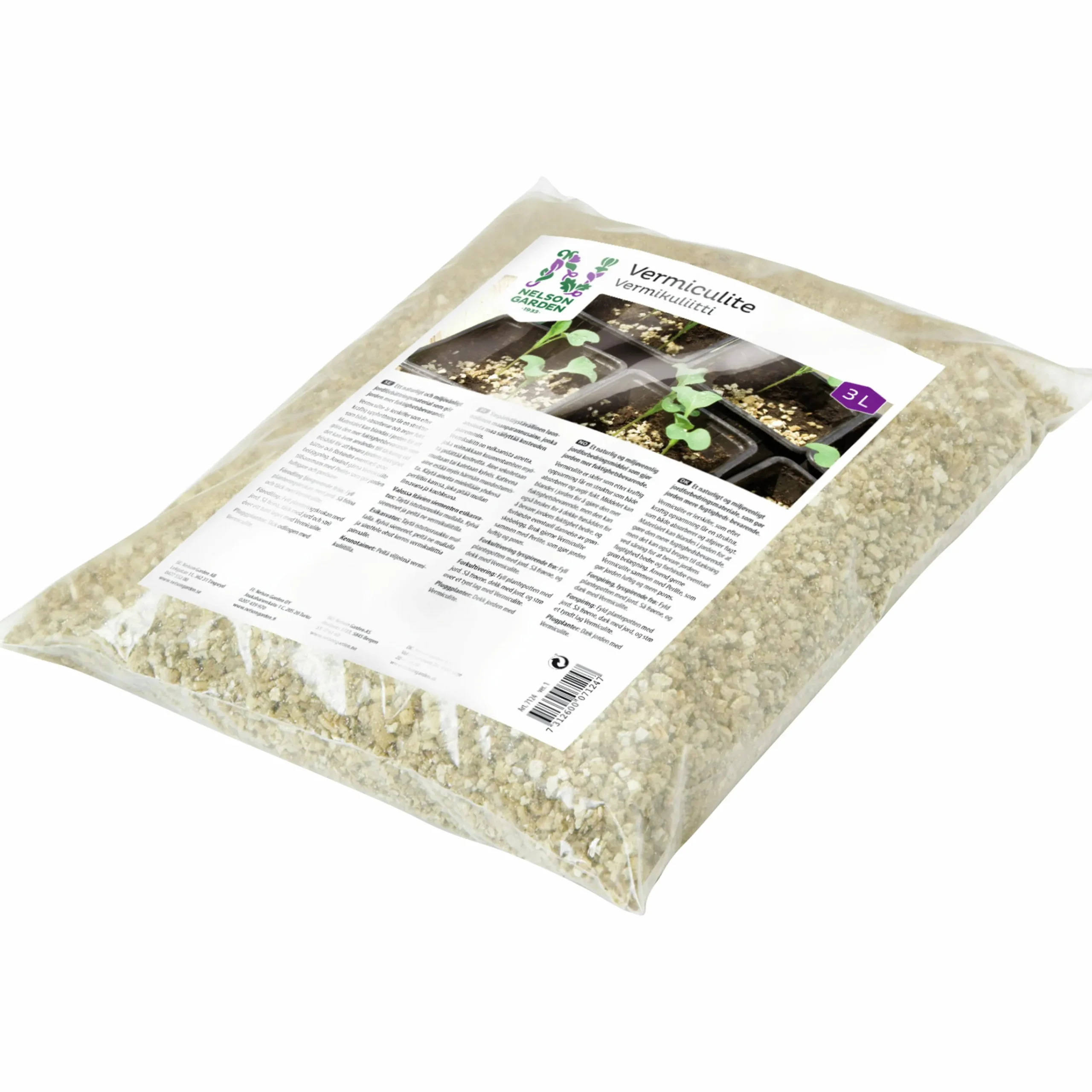 Vermiculite Jordförbättring 3L>Nelson Garden