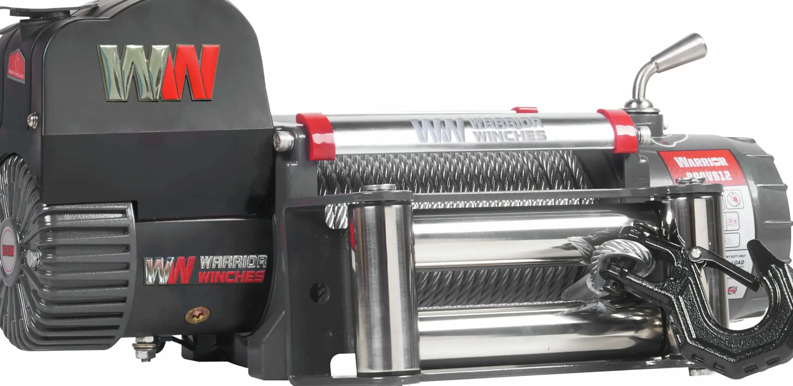 Vinsch Samurai stålvajer 8000 12V>Warrior Winches