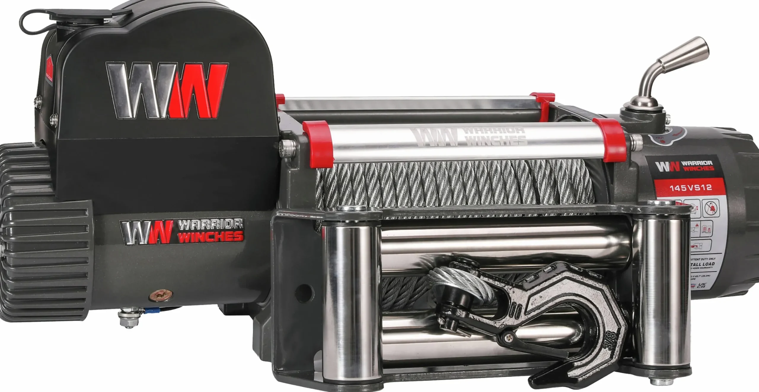 Vinsch Samurai stålvajer 14500 12V>Warrior Winches Online