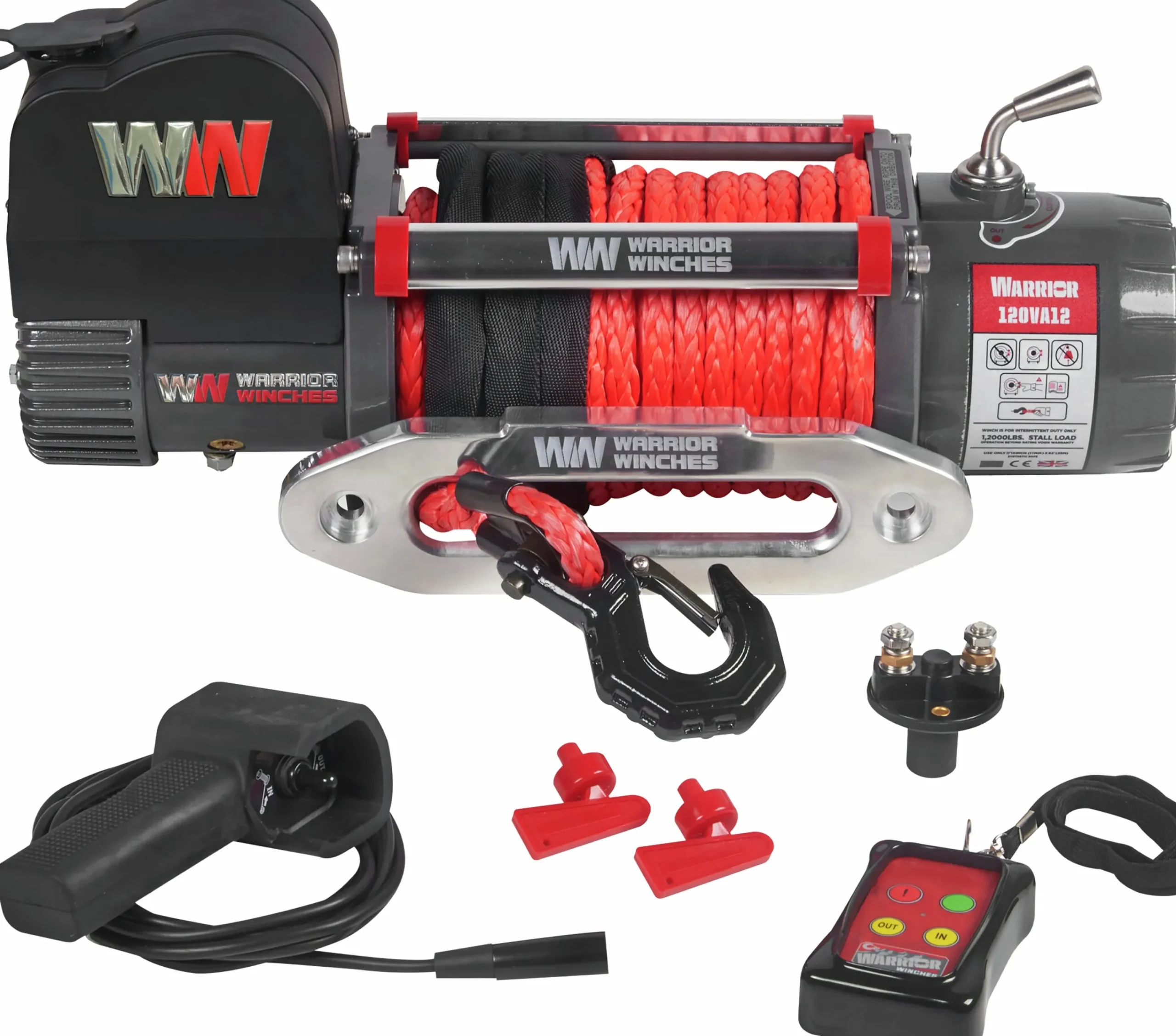 Vinsch Samurai syntetlina 12000 12V>Warrior Winches Discount
