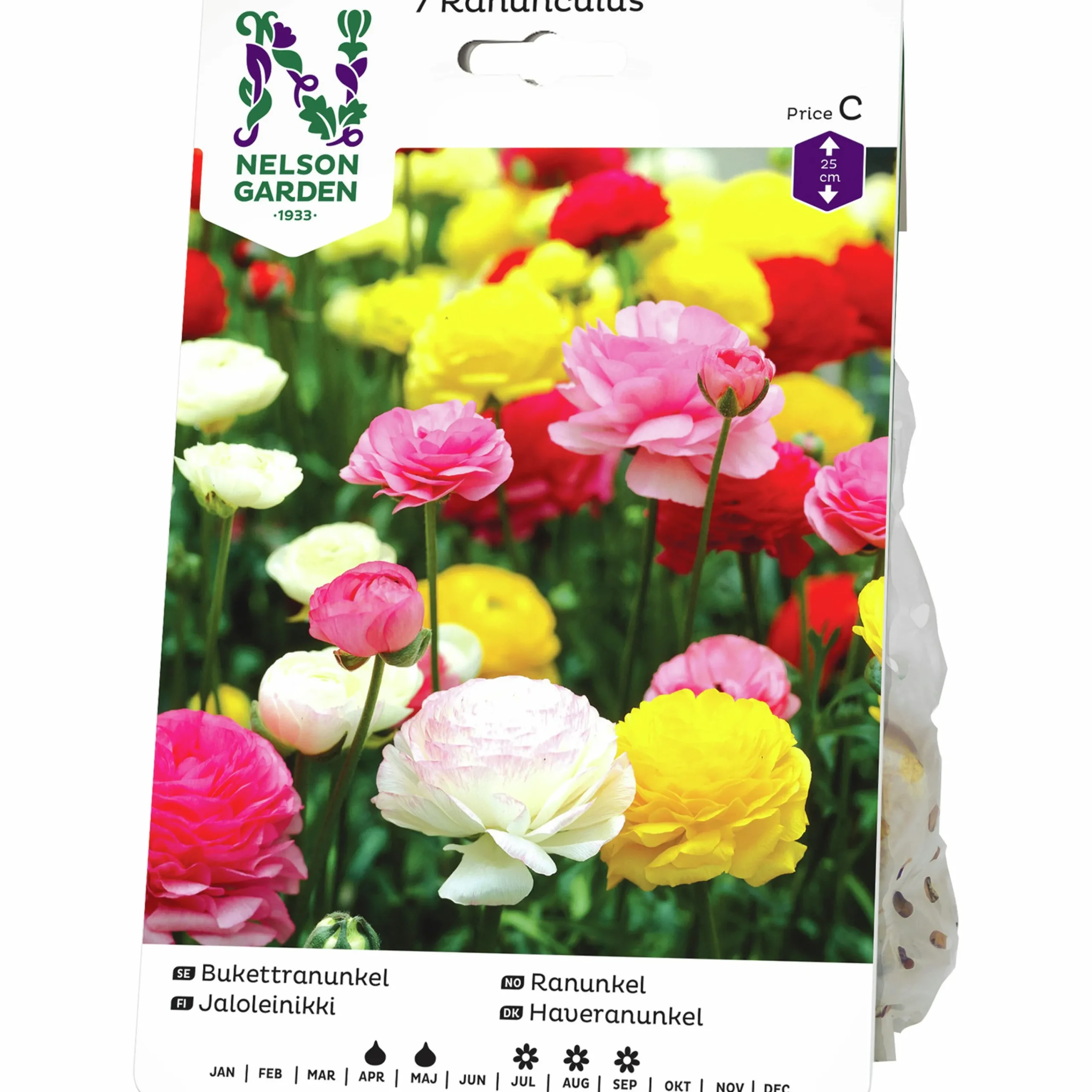 Vårlök Ranunkel Blandade färger>Nelson Garden Online