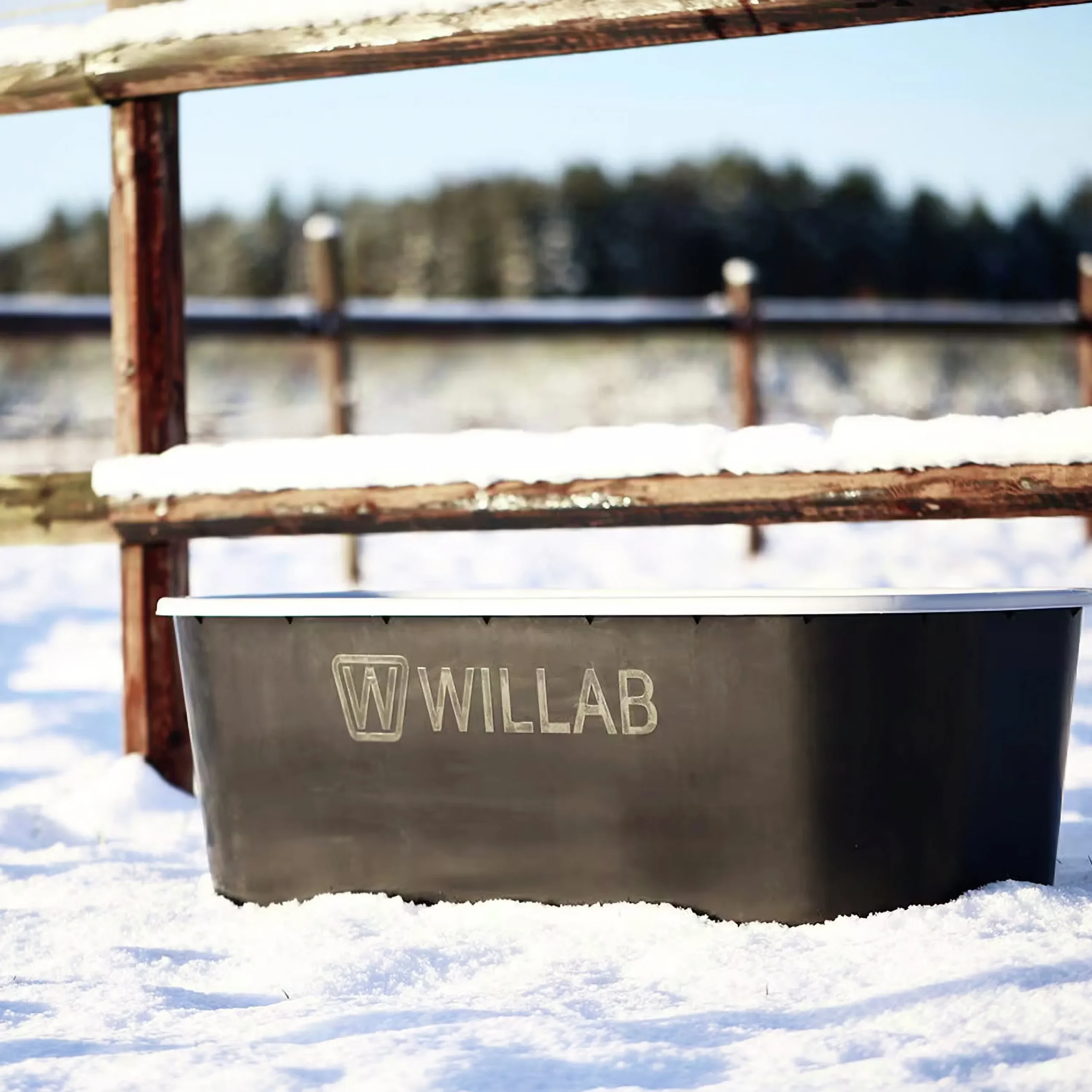 Värmebalja rektangulär 120L>Willab Best
