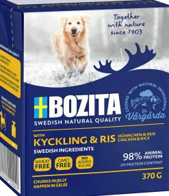 Våtfoder Bitar i gelé Kyckling/Ris 370g>Bozita Outlet