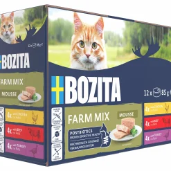 Våtfoder Menybox Mousse Farm Mix 12x85g>Bozita