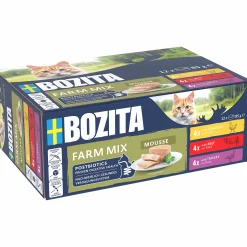 Våtfoder Menybox Mousse Farm Mix 12x85g>Bozita