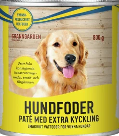 Våtfoder Paté Kyckling 800g>Granngården New
