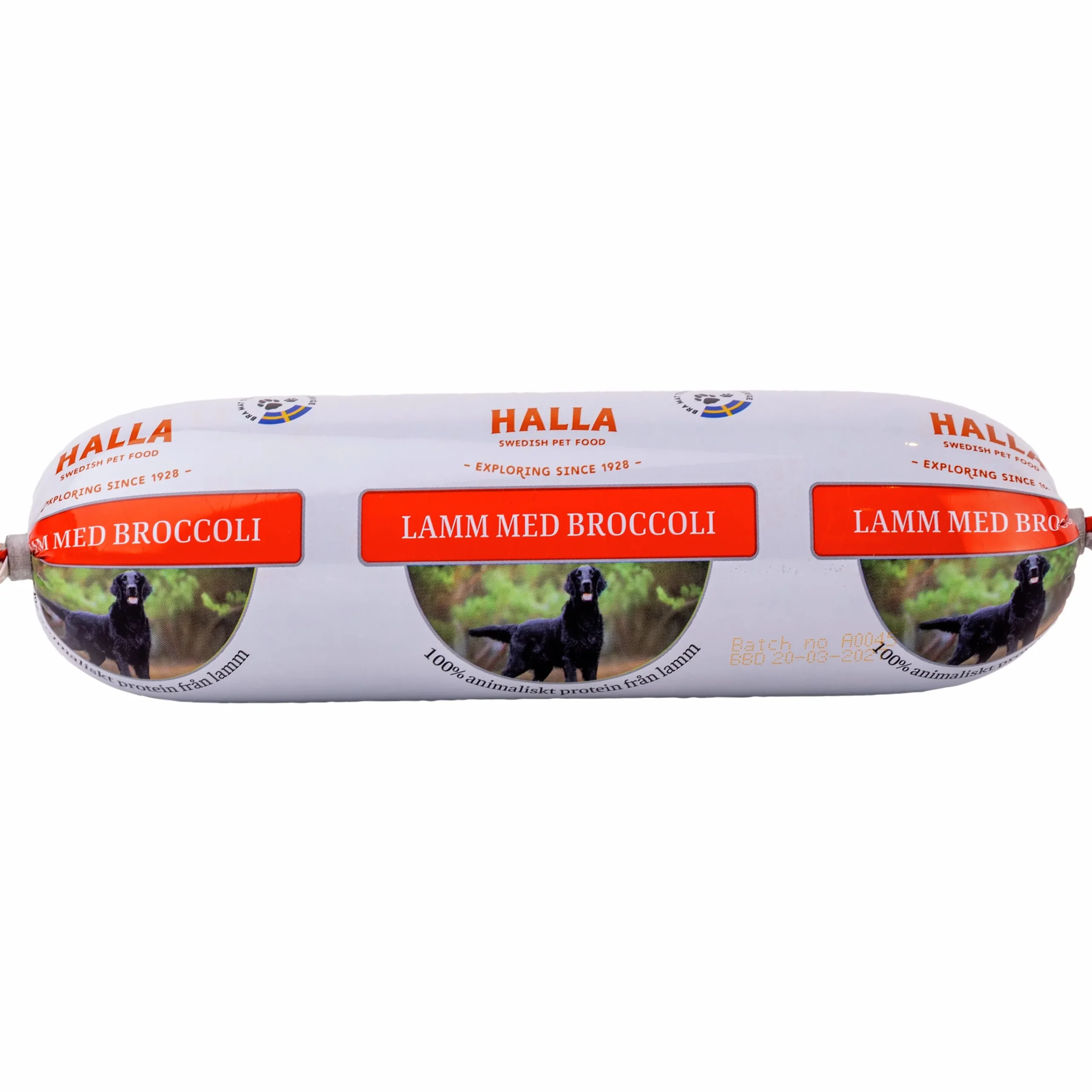 Våtfoder Halla Köttkorv Lamm med broccoli>Halla Petfood Clearance