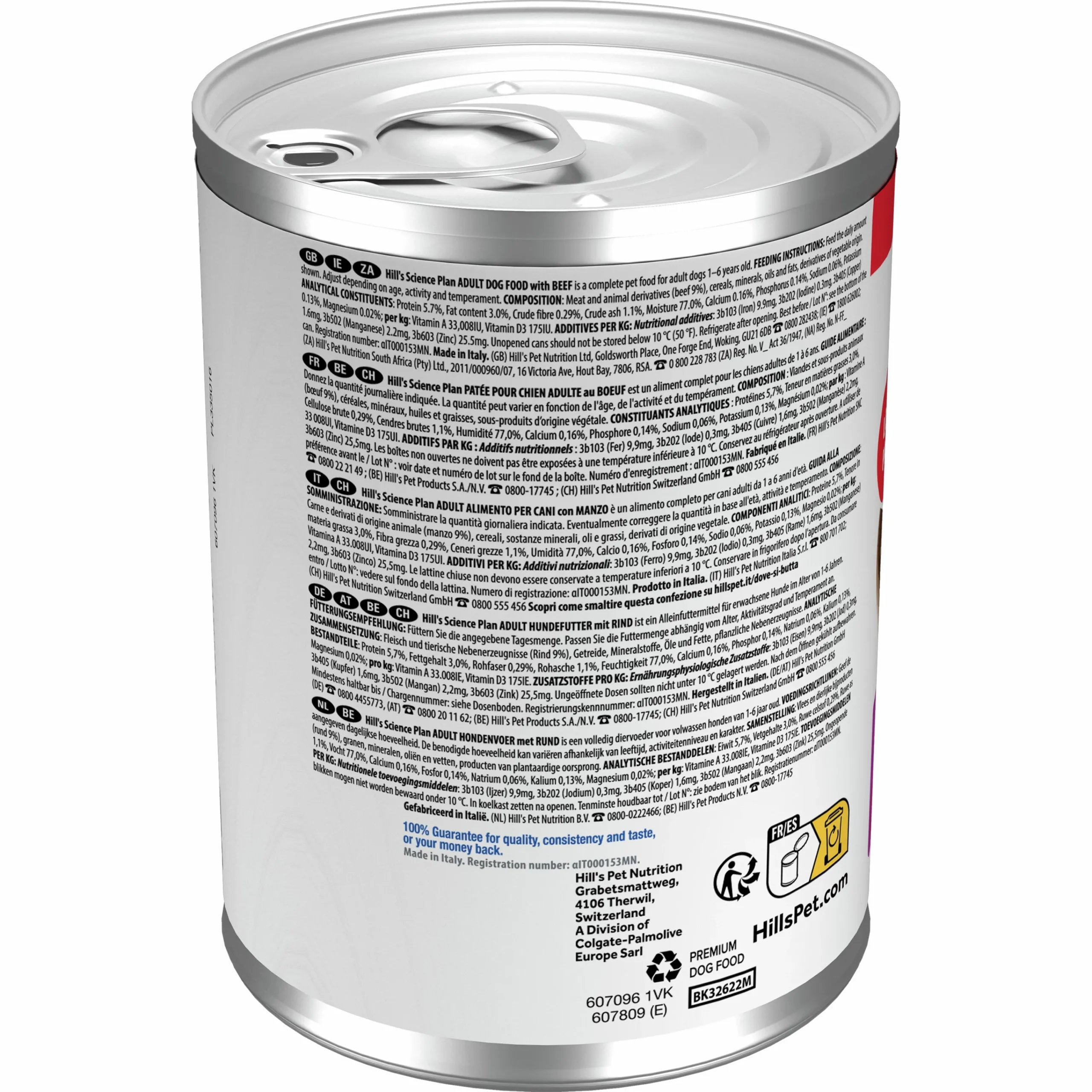 Våtfoder Adult Beef 370g>Hills Science Plan Best