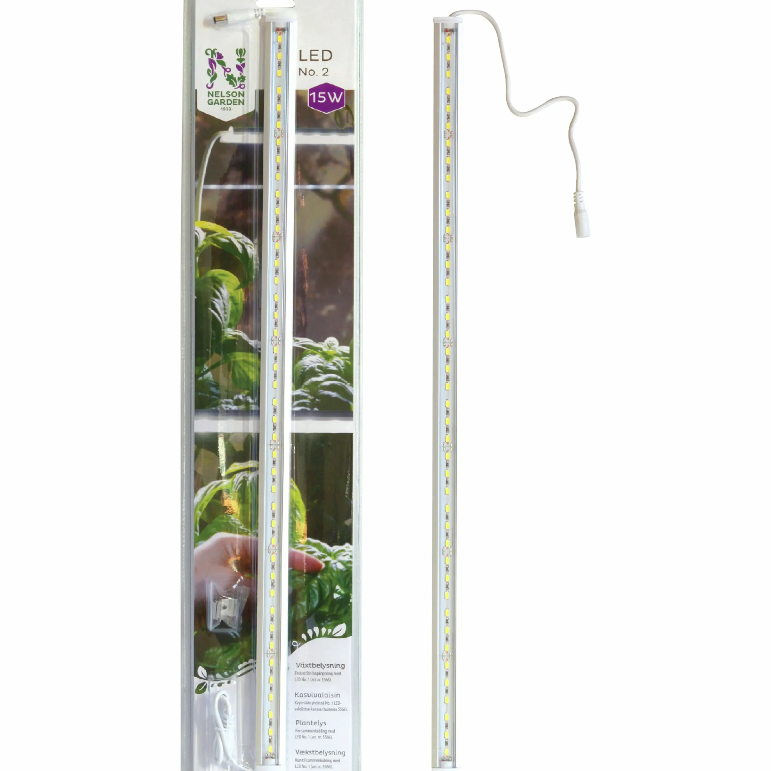 Växtbelysning LED-ramp ej adapter No.2 15W>Nelson Garden Clearance