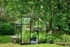 Växthus+Sockel Qube 66 Svart 3,9m2><noscript><img width=